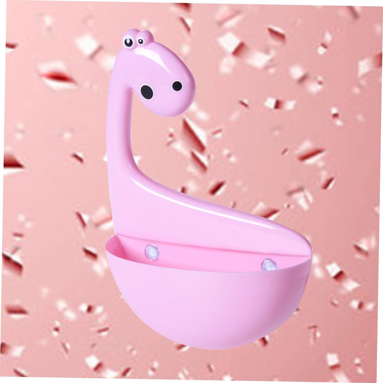 LIFKOME Suction Cup Dinosaur Toothbrush Holder