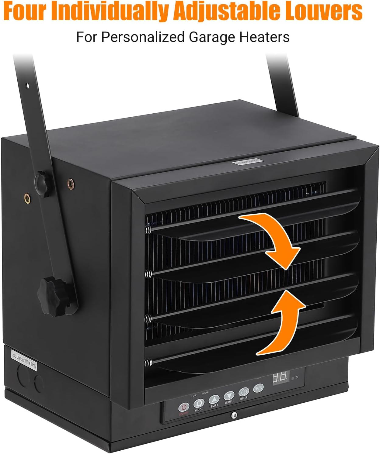 PioneerWorks 7500 Watt Ceiling Mount Garage Heater with Remote