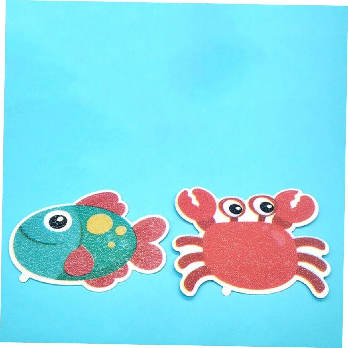 MAGICLULU Non-Slip Bath Stickers Crab Shape 5pcs