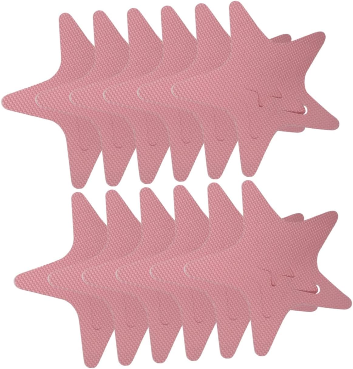12pcs Non-Slip Bathtub Stickers Star Shape Peva Material