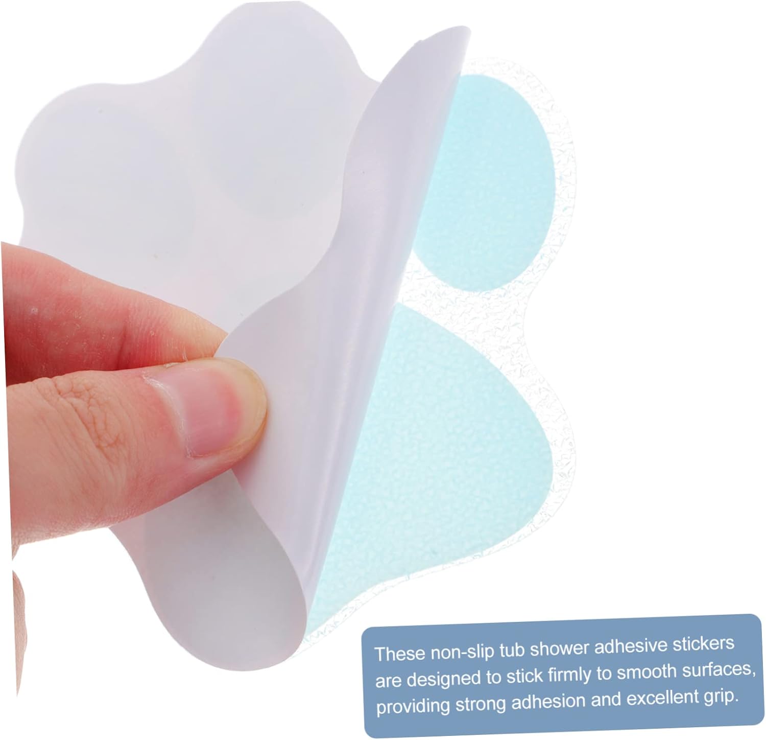 Ciieeo 10pcs Anti-Slip Paw Stickers for Bathtub Shower 1
