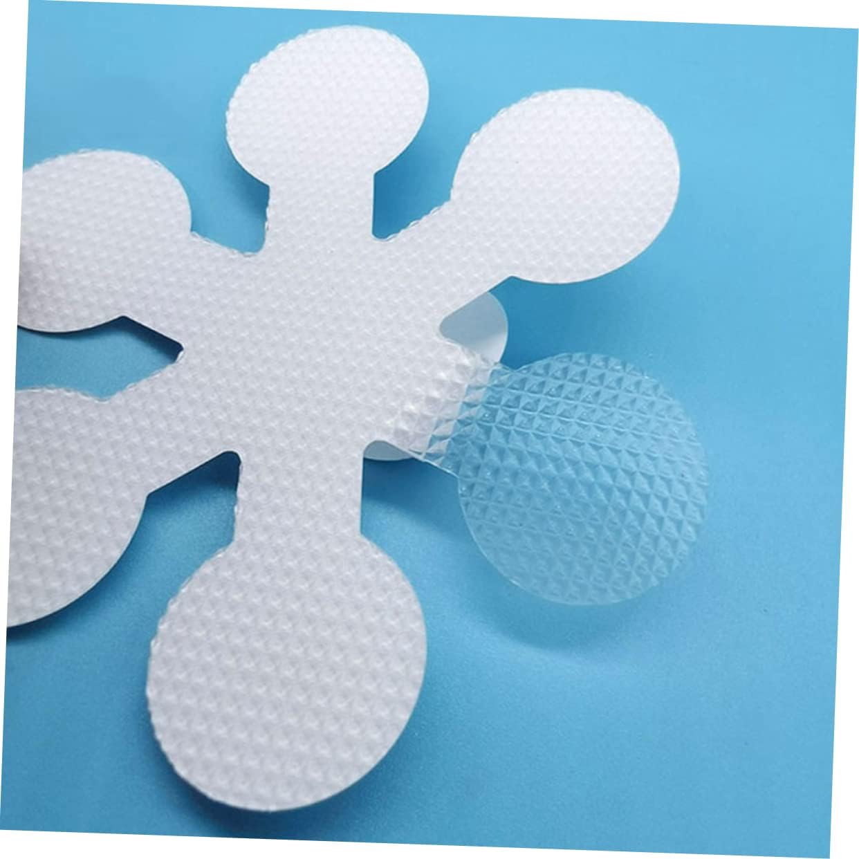 Happyyami 20Pcs Snowflake Non Slip Stickers for Bathtub Kitchen Stairs