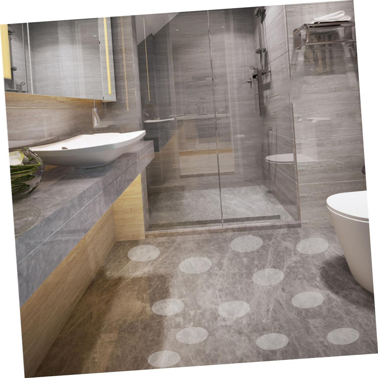 36pcs Non-Slip Bath Stickers for Safety