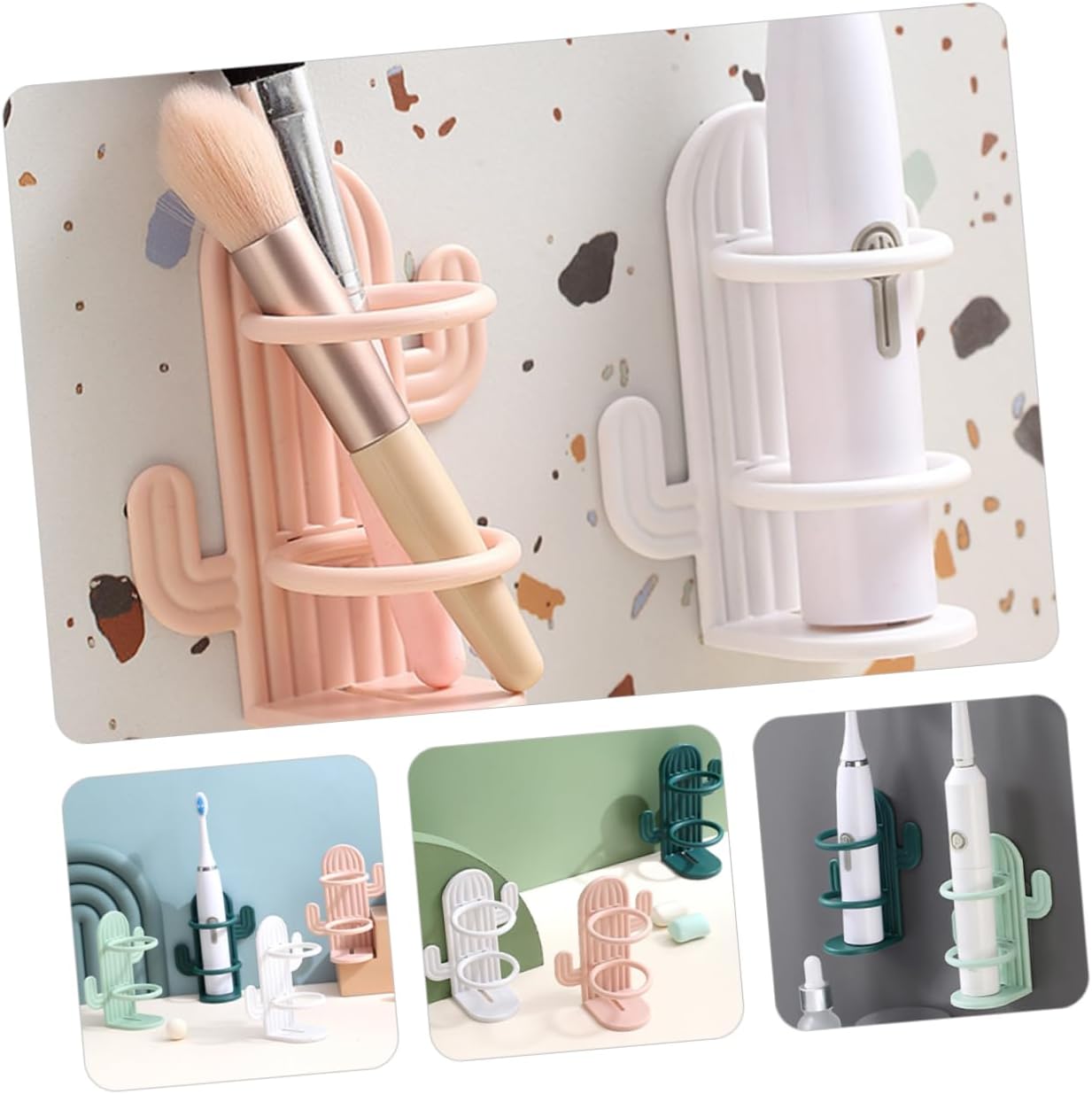 Ciieeo Wall Mounted Toothbrush Holder Organizer