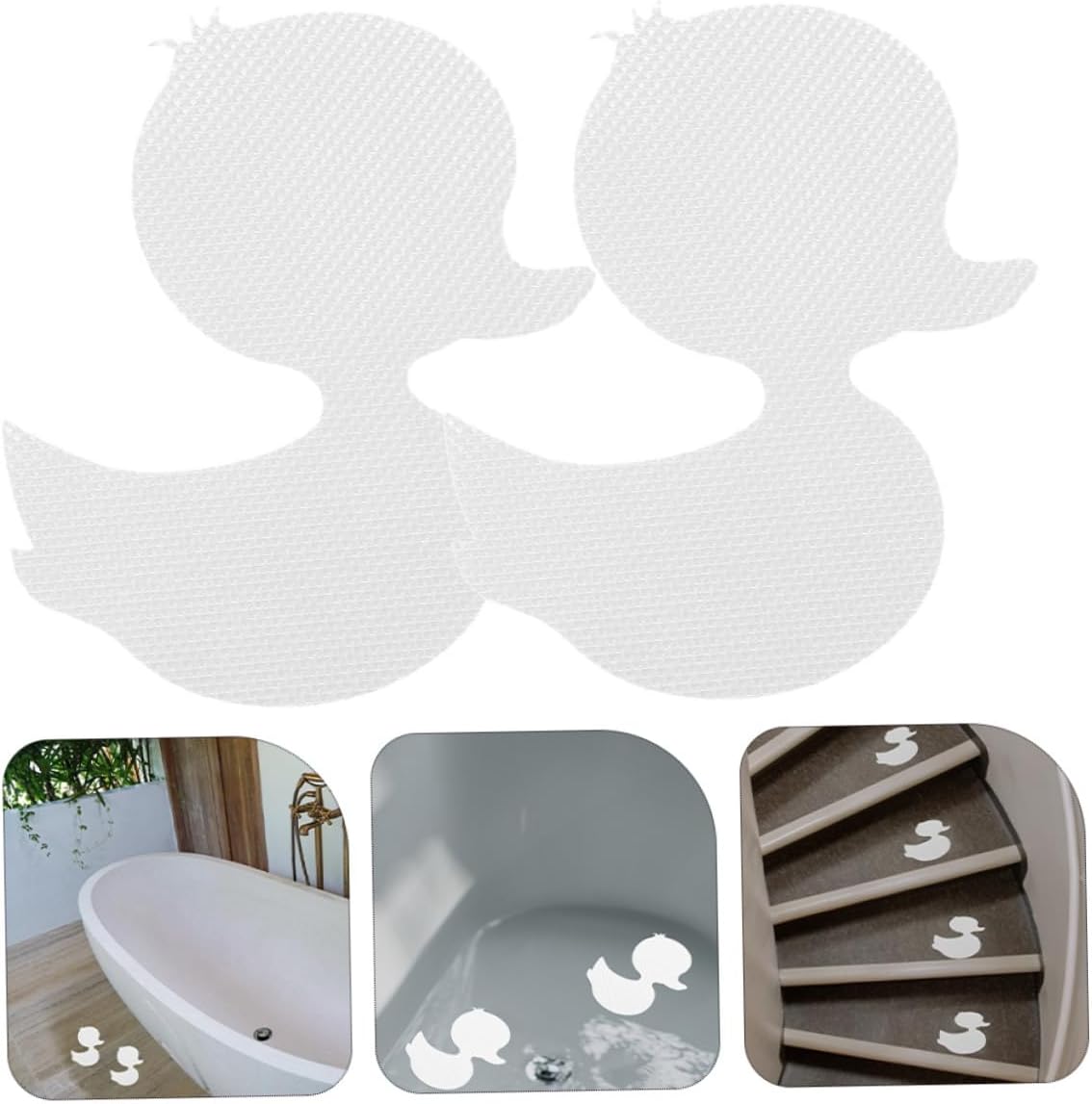 LIFKICH Cute Duck Bathtub Stickers 30pcs
