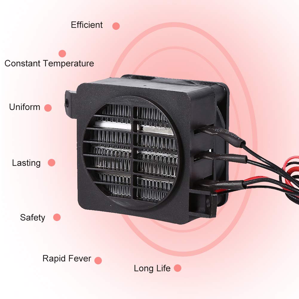 Mumusuki 12V Car Heater 100W Portable Space Heater