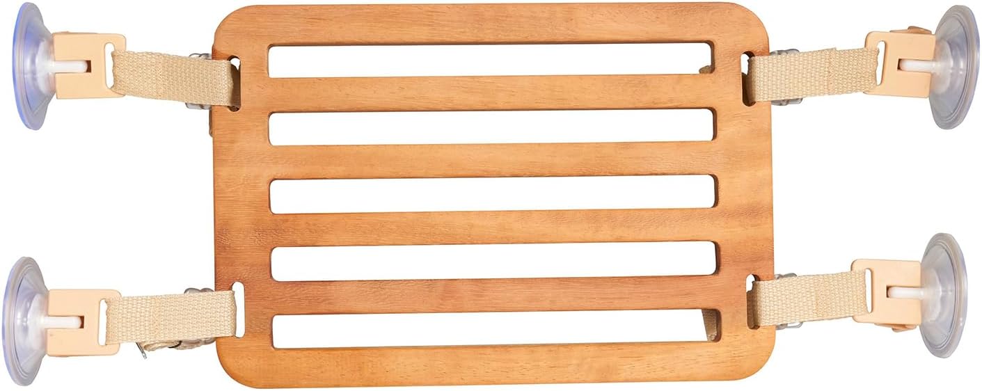 Big Girl Spa Essentials Wooden Bathtub Foot Rest