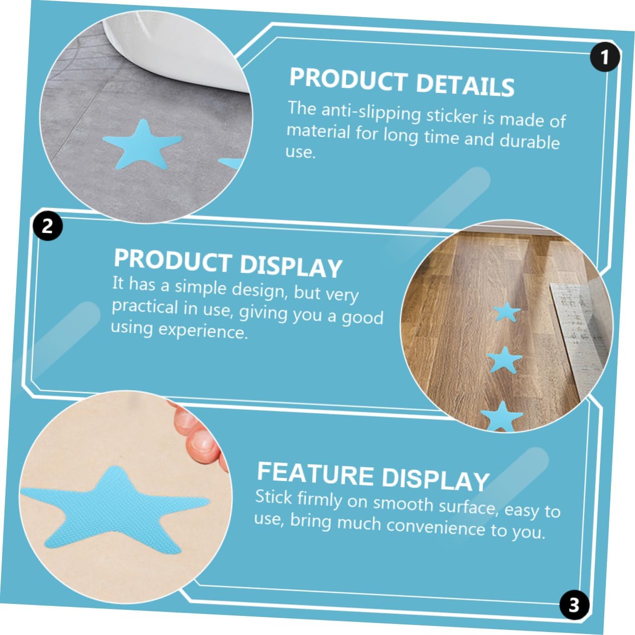 Non-Slip Bathtub Stickers with 40 Pieces for Safe Bathing