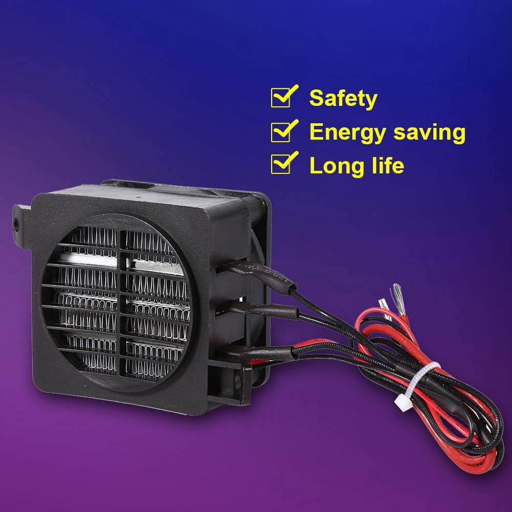 Xinwoer PTC Thermostat Heating Element 100W 12V Energy Saving