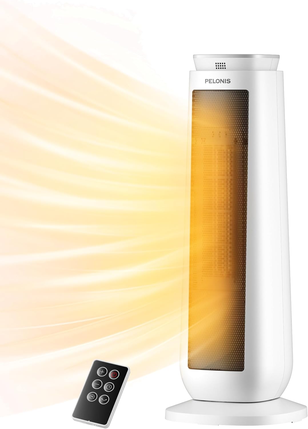 PELONIS 23 Oscillating Ceramic Heater with Remote Thermostat
