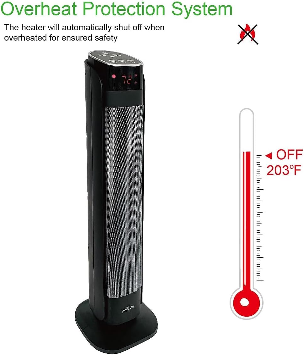WarmWave Deluxe 30 Ceramic Space Heater with Remote Control