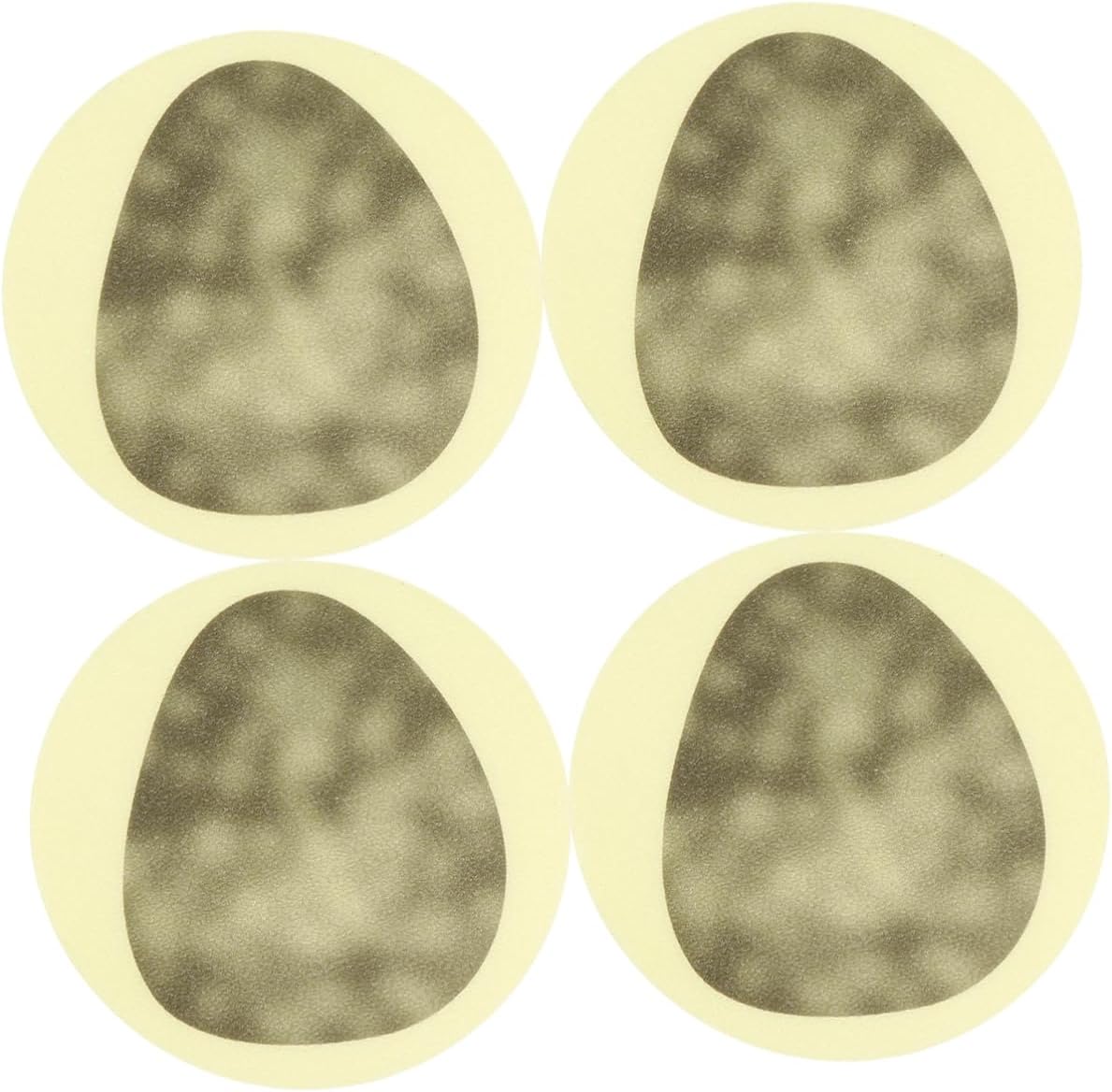 SOLUSTRE Non-Slip Bathtub Stickers 4 Pack - 19cm Diameter