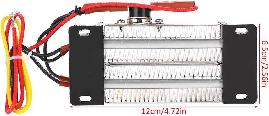 Walfront 300W Ceramic Air Heater with Thermostat