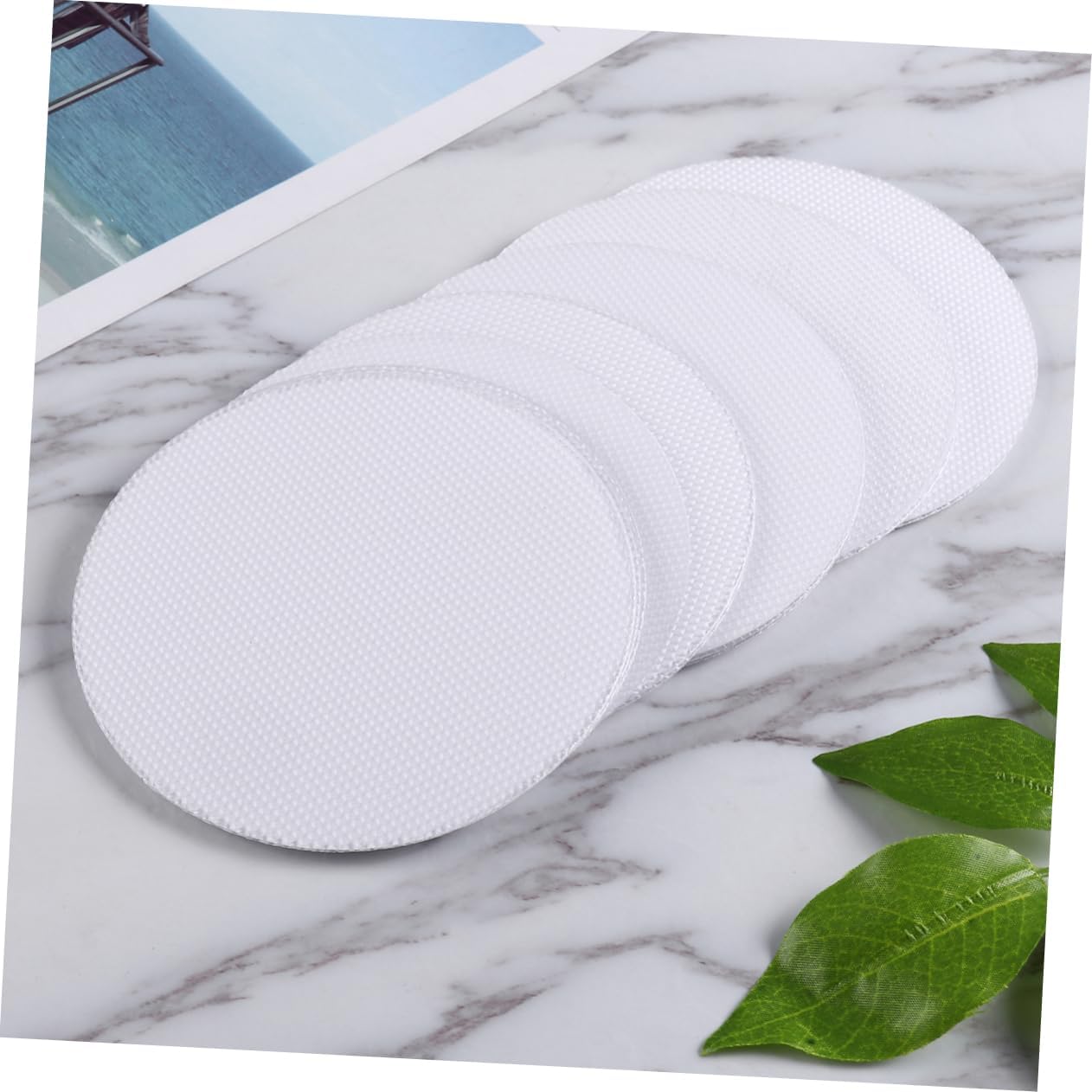 30 Pcs Non-Slip Round Bathtub Stickers with Peva Adhesive