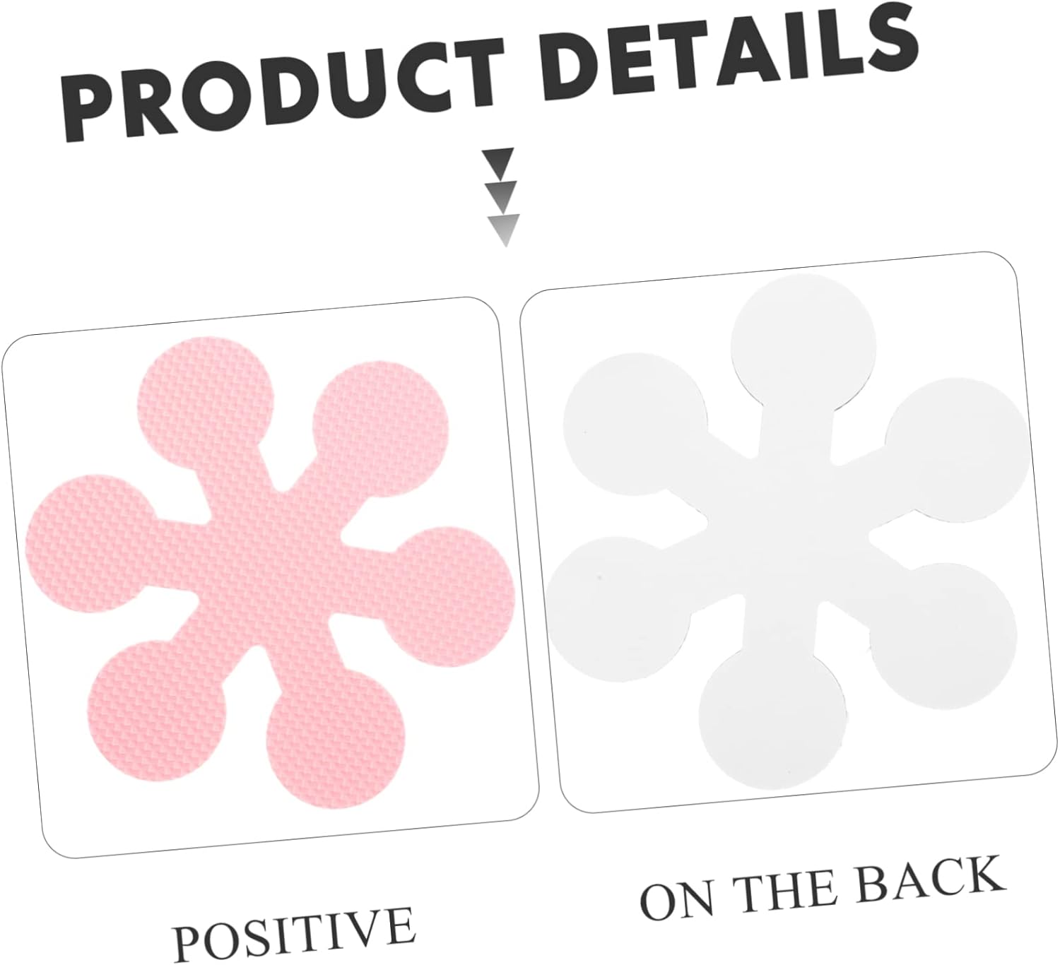 PRETYZOOM Snowflake Non-Slip Bathroom Stickers