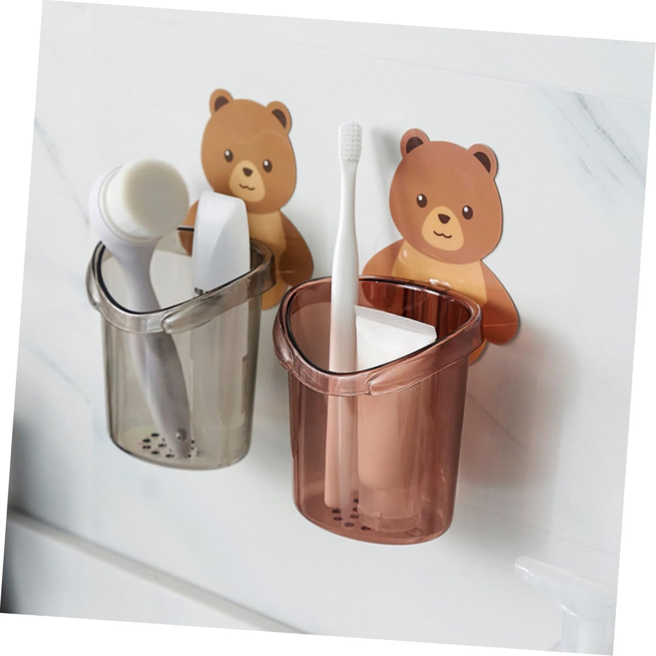 MAGICLULU Cartoon Toothbrush Holder 2pcs