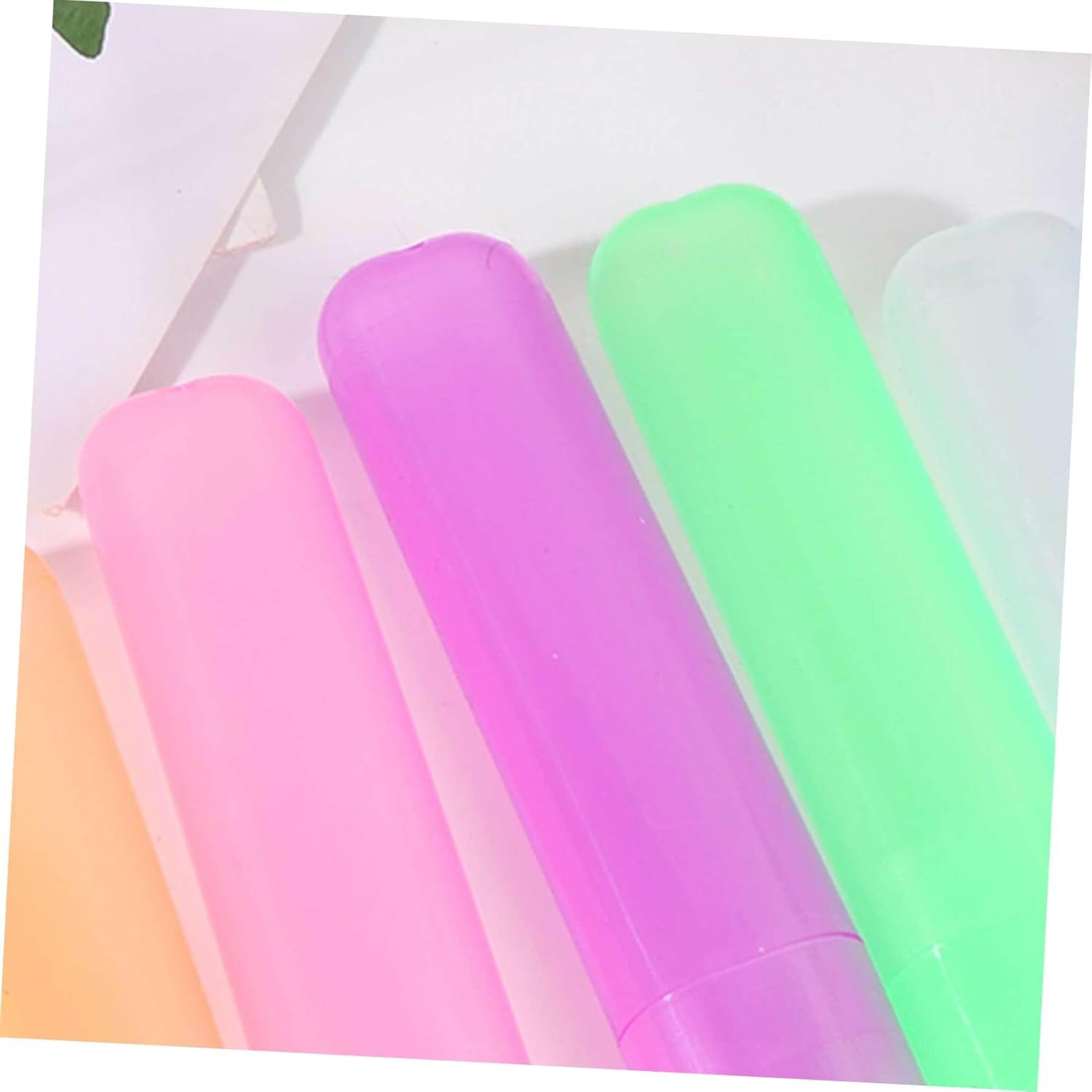 Amosfun 21pcs Portable Toothbrush Holder Organizer for Travel and Home Use