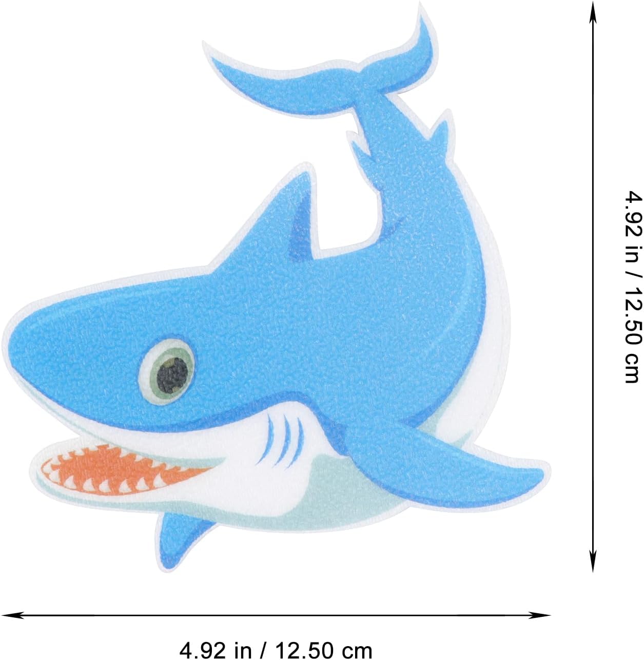 Cabilock Non-Slip Bathtub Stickers with Blue Shark Design