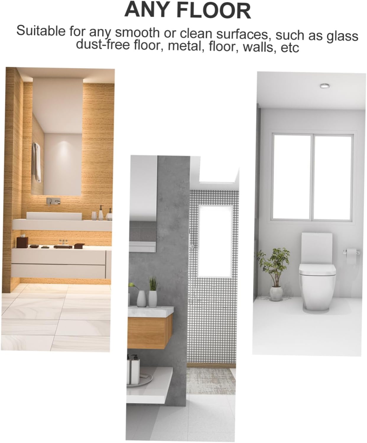 12pcs Nonslip Shower Treads Adhesive Decals for Bathtub Safety