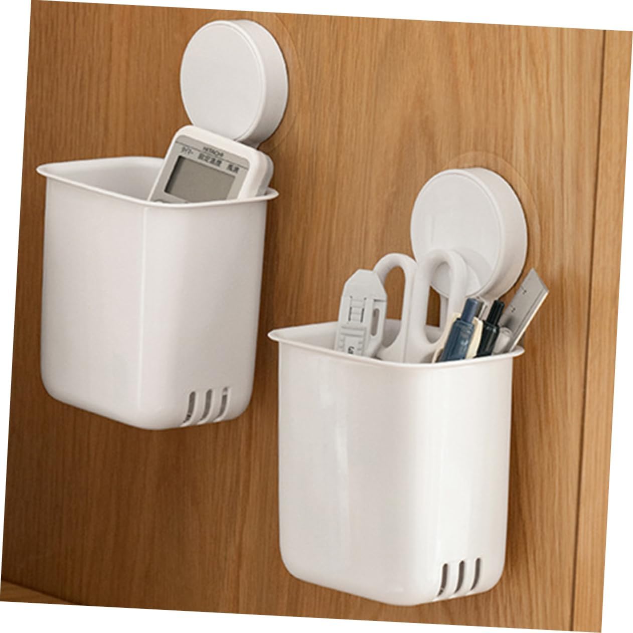 Cabilock Suction Cup Toothbrush Holder Wall Mount No Drilling