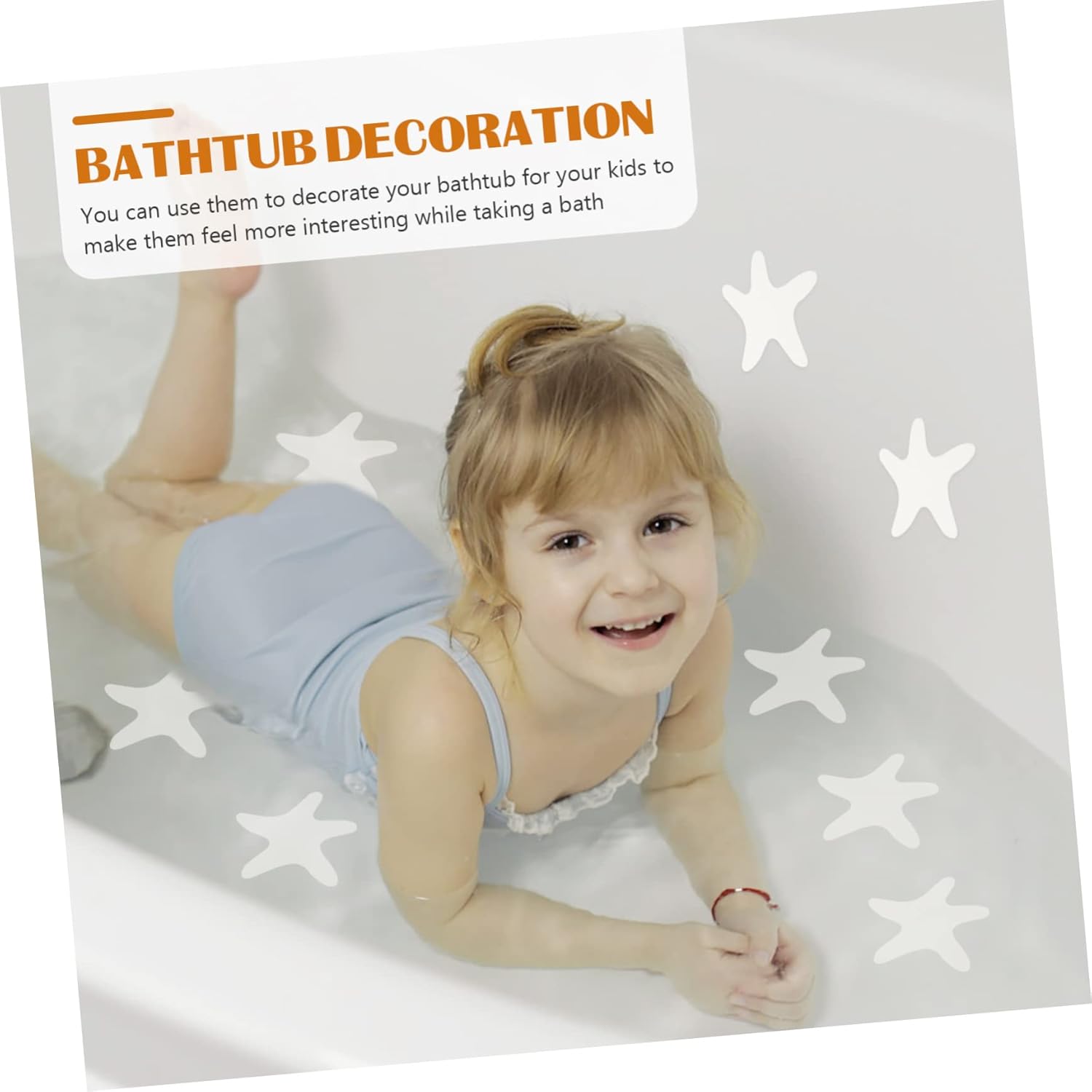 LIFKICH 20PCS Non-Slip Cartoon Bathtub Stickers for Kids
