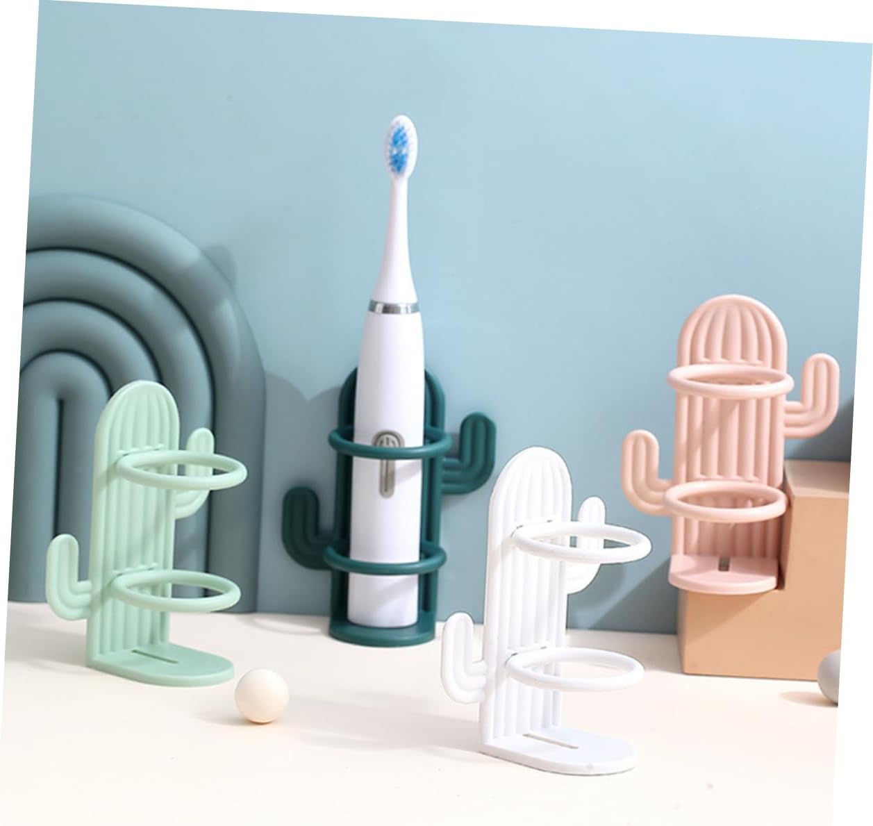 Ciieeo Wall Mounted Toothbrush Holder Organizer