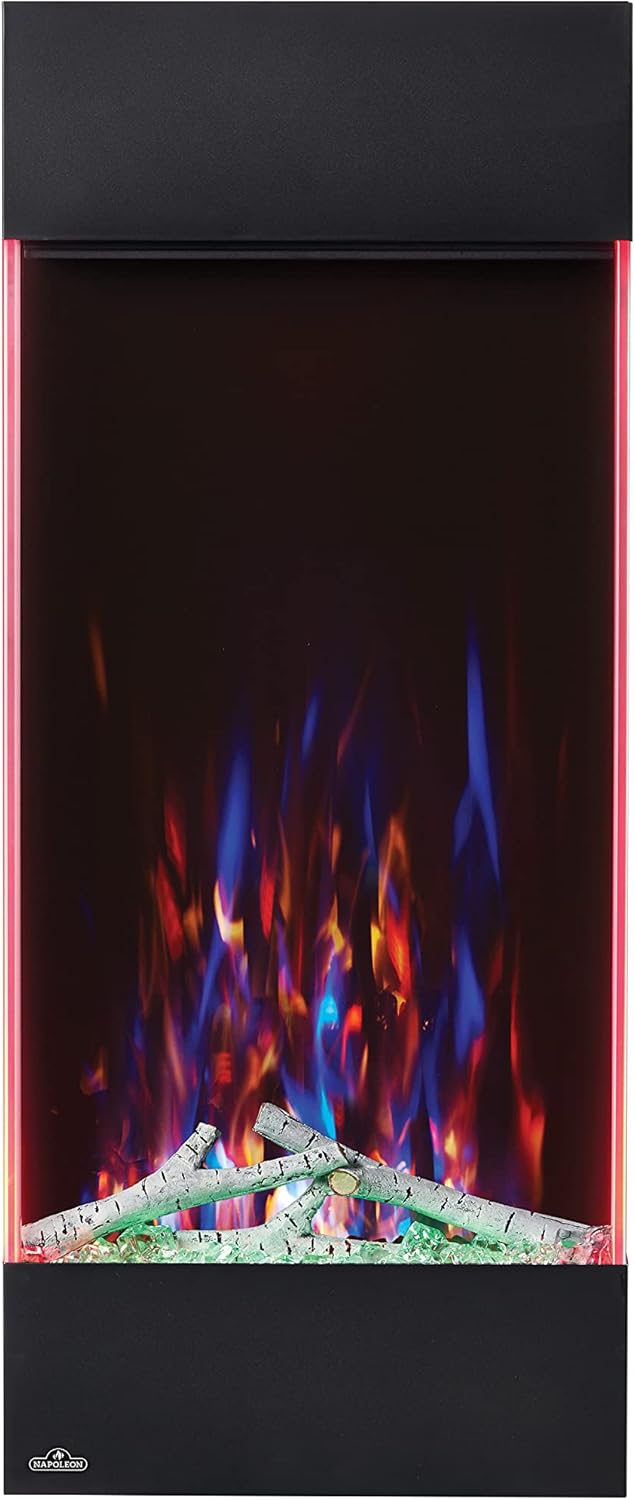 Napoleon Allure 38 Inch Electric Fireplace - Black