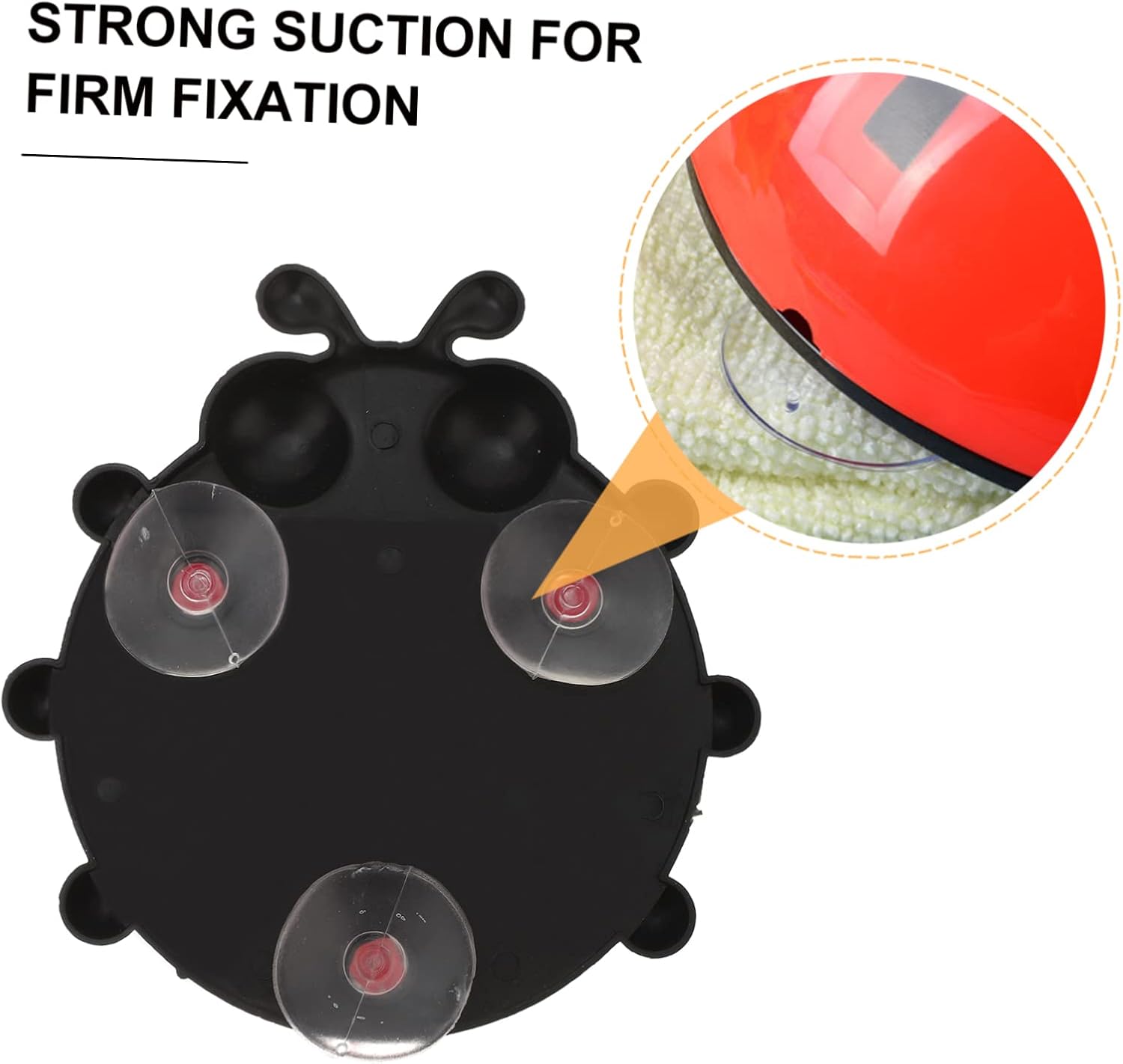 Garneck Ladybug Toothbrush Holder with Suction Cup