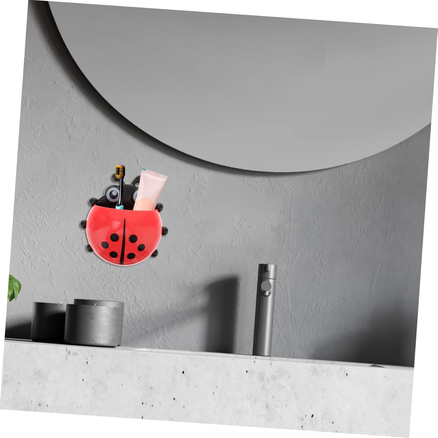 GLEAVI Wall-Mounted Toothbrush Holder 2pcs