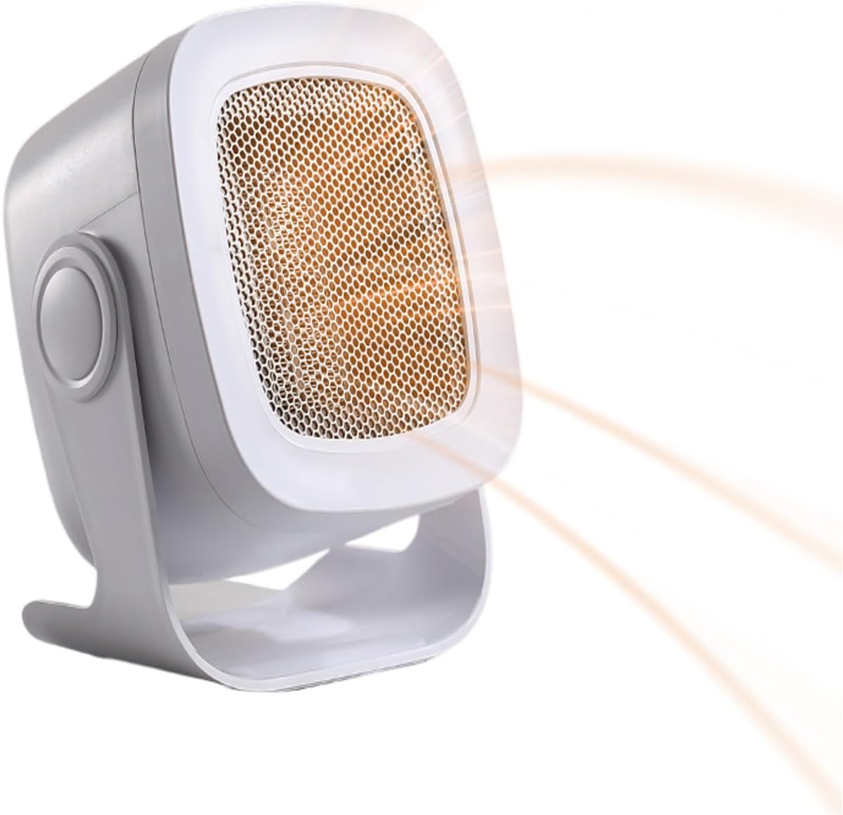 YOLEANSON Compact Electric Ceramic Heater with 2 Wind Speeds