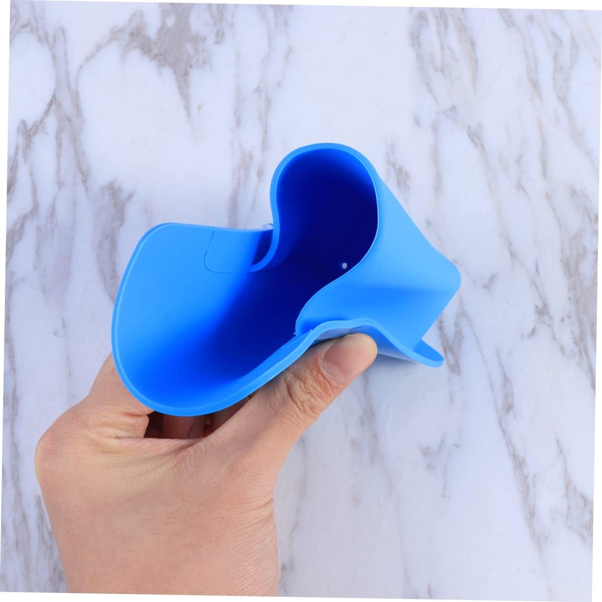 Silicone Bathroom Storage Organizer Wall Mounted Toothbrush Holder Razor Holder Blue