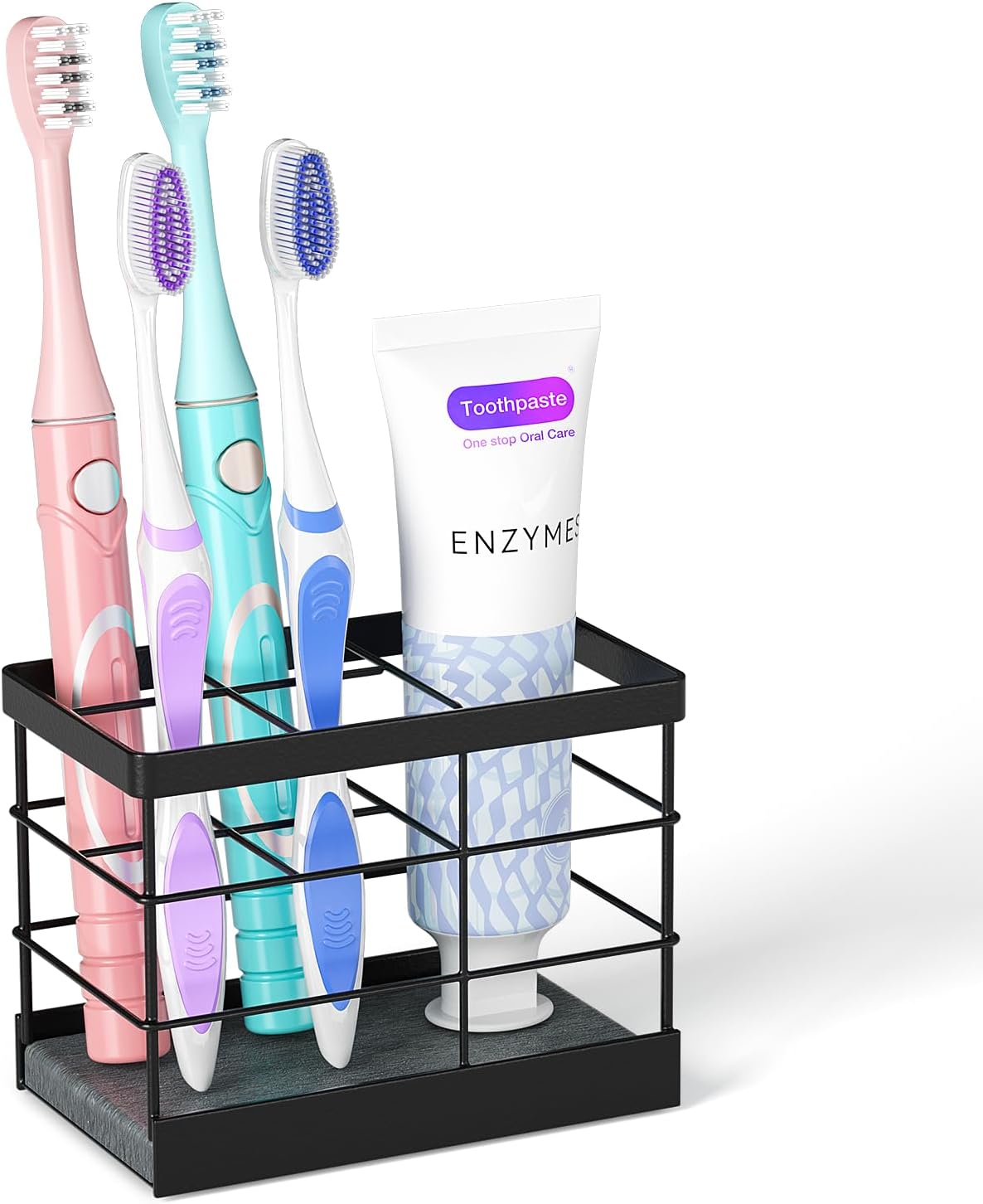 MOJOHAND Toothbrush Holder with Drying Stone