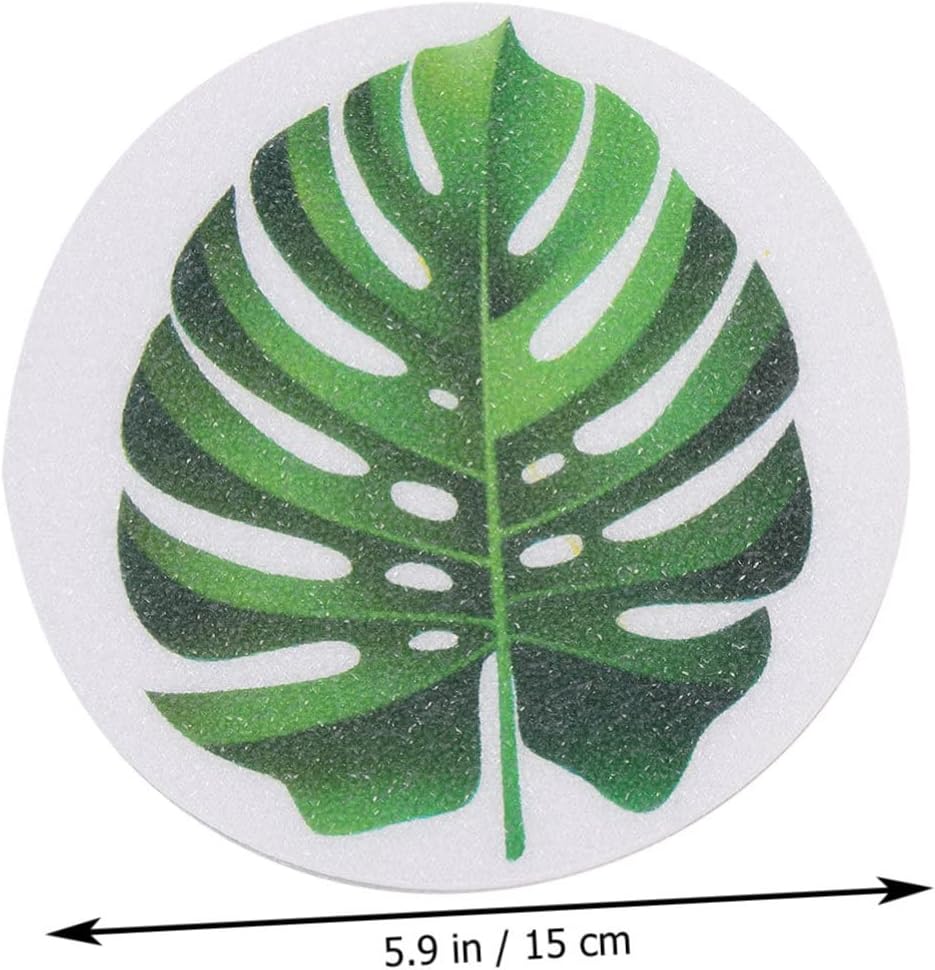 MAGICLULU Anti-Slip Bathtub Leaf Stickers 1 Set