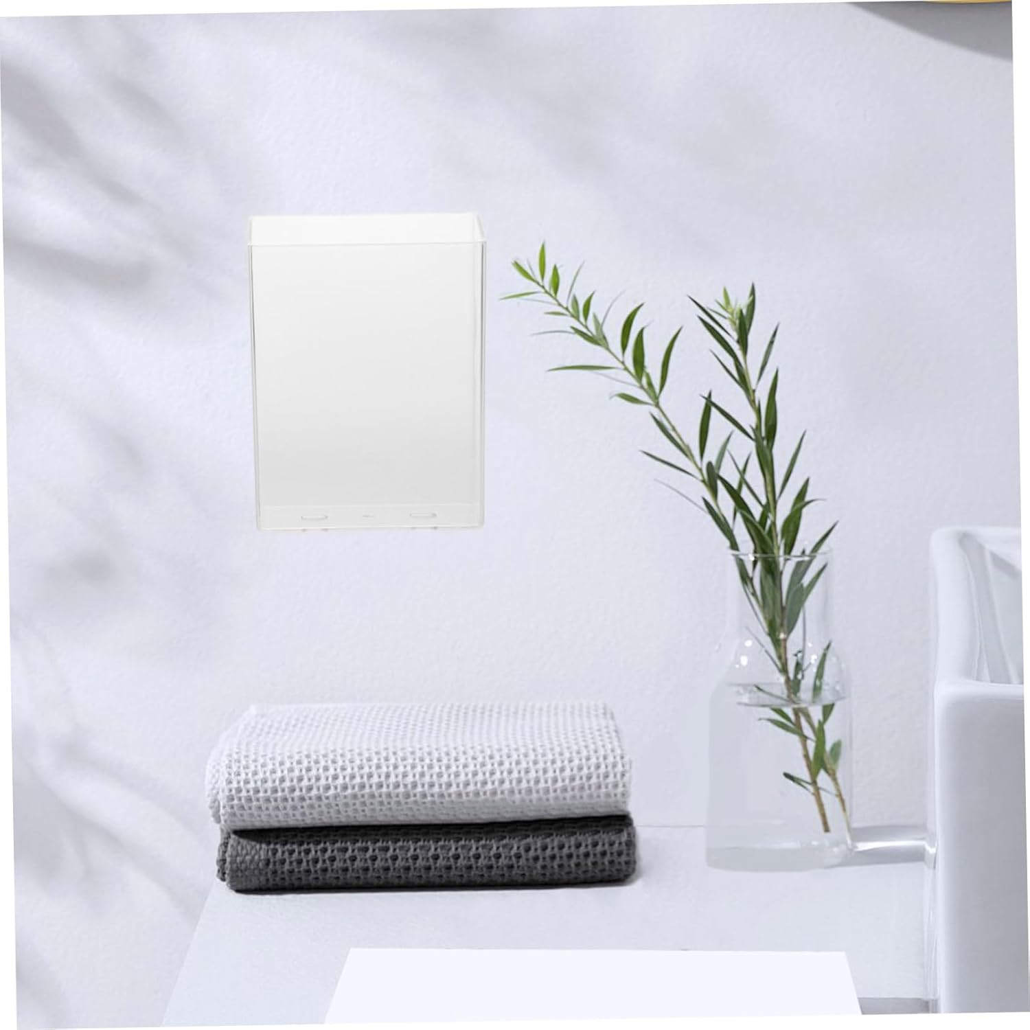 Garneck Wall Mounted Toothbrush Holder for Bathroom