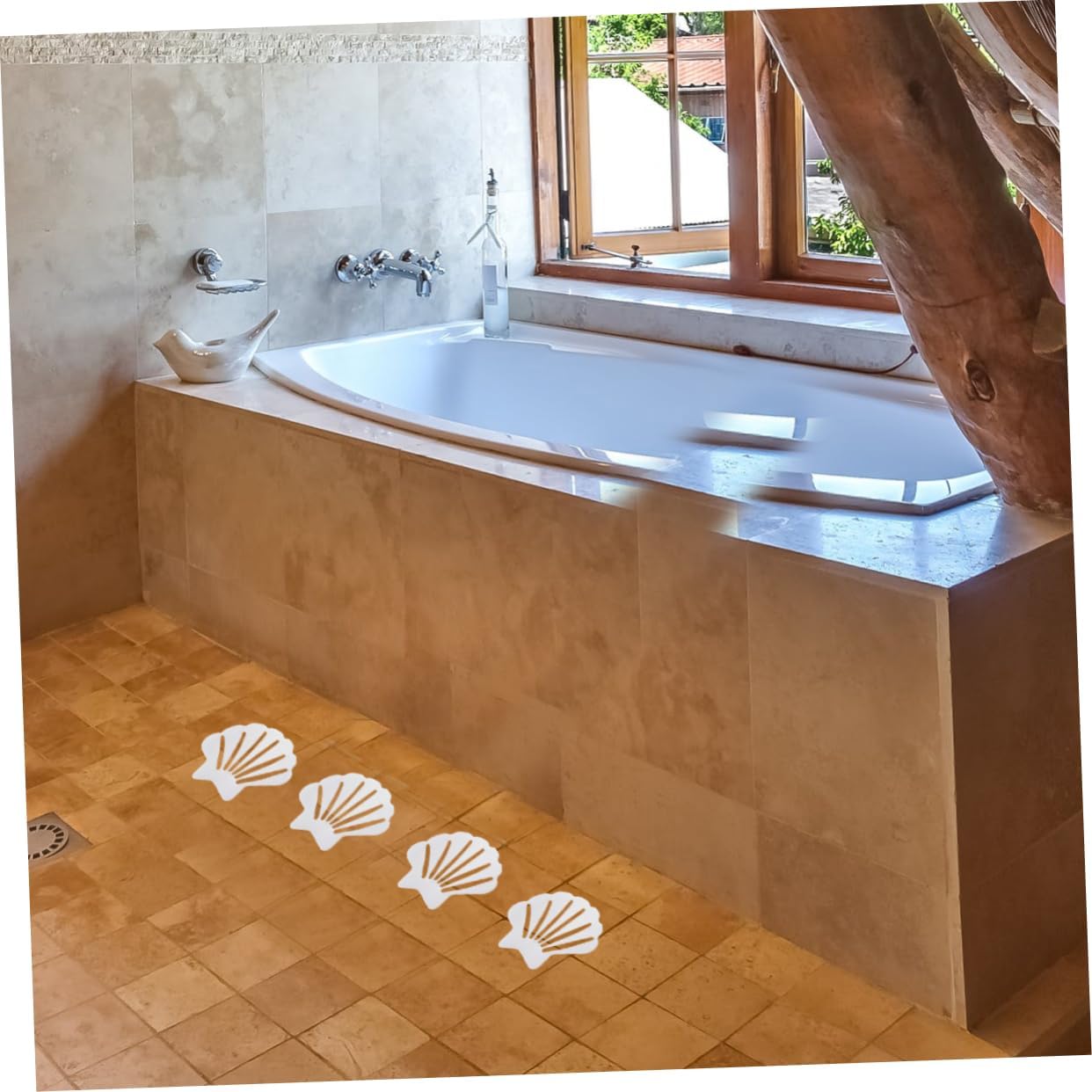 GLEAVI Non-Slip Bathtub Stickers for Safety and Grip