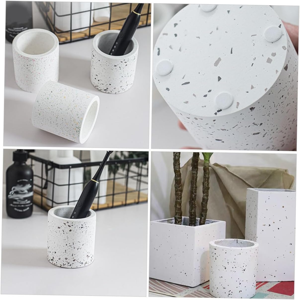 Diatomite Stone Toothbrush Holder with Suction Cup