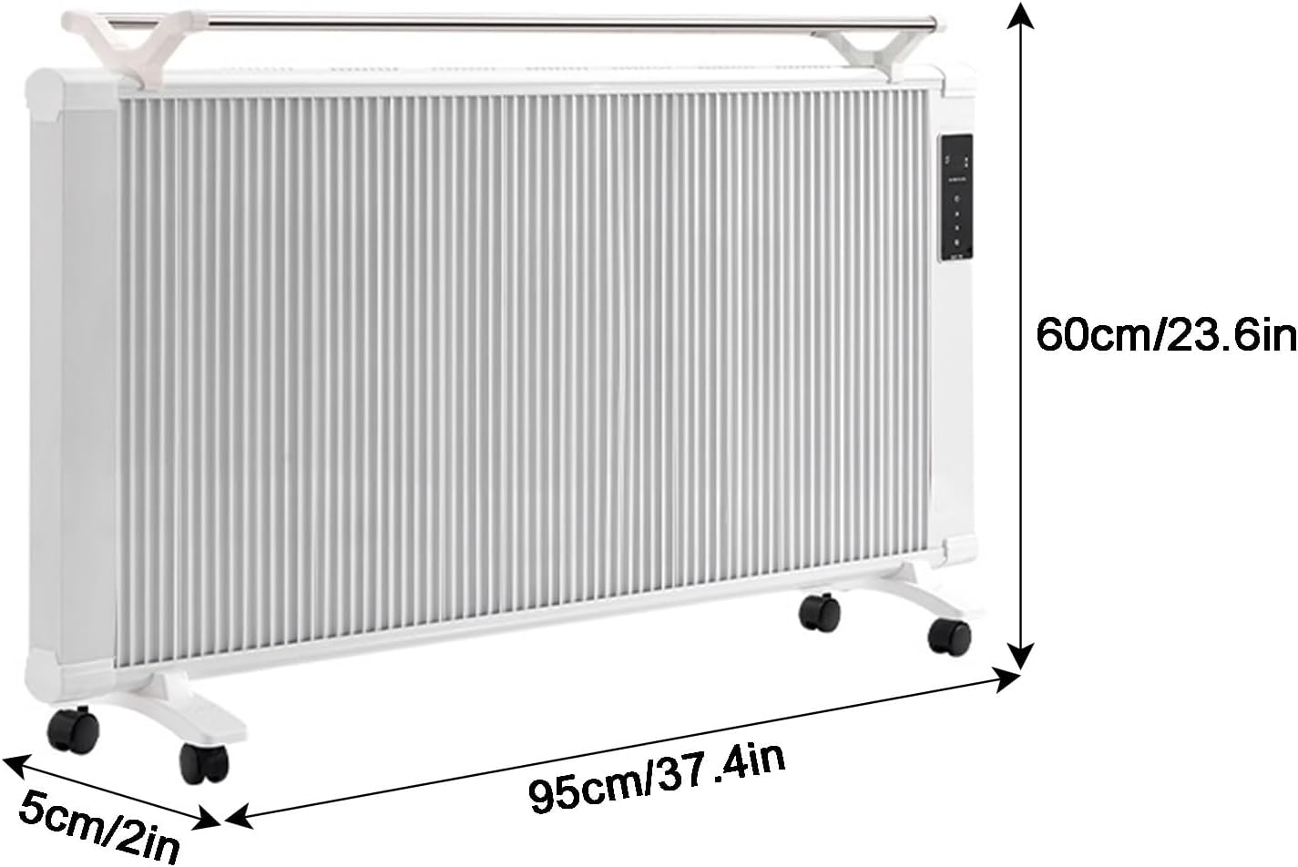 LMXRYPD Convection Space Heater with Carbon Fiber and Graphene Technology