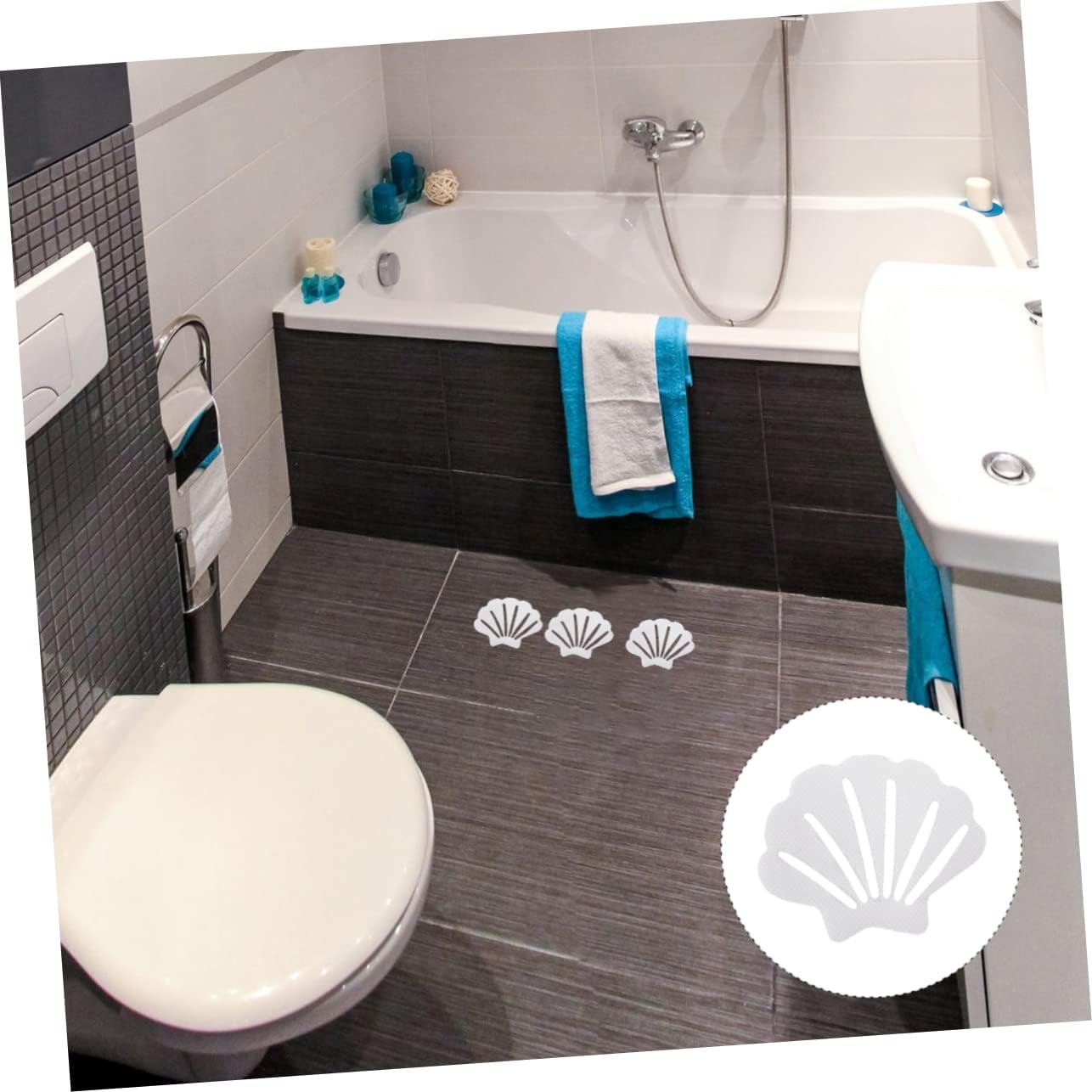 GLEAVI Non-Slip Bathtub Stickers for Safety and Grip