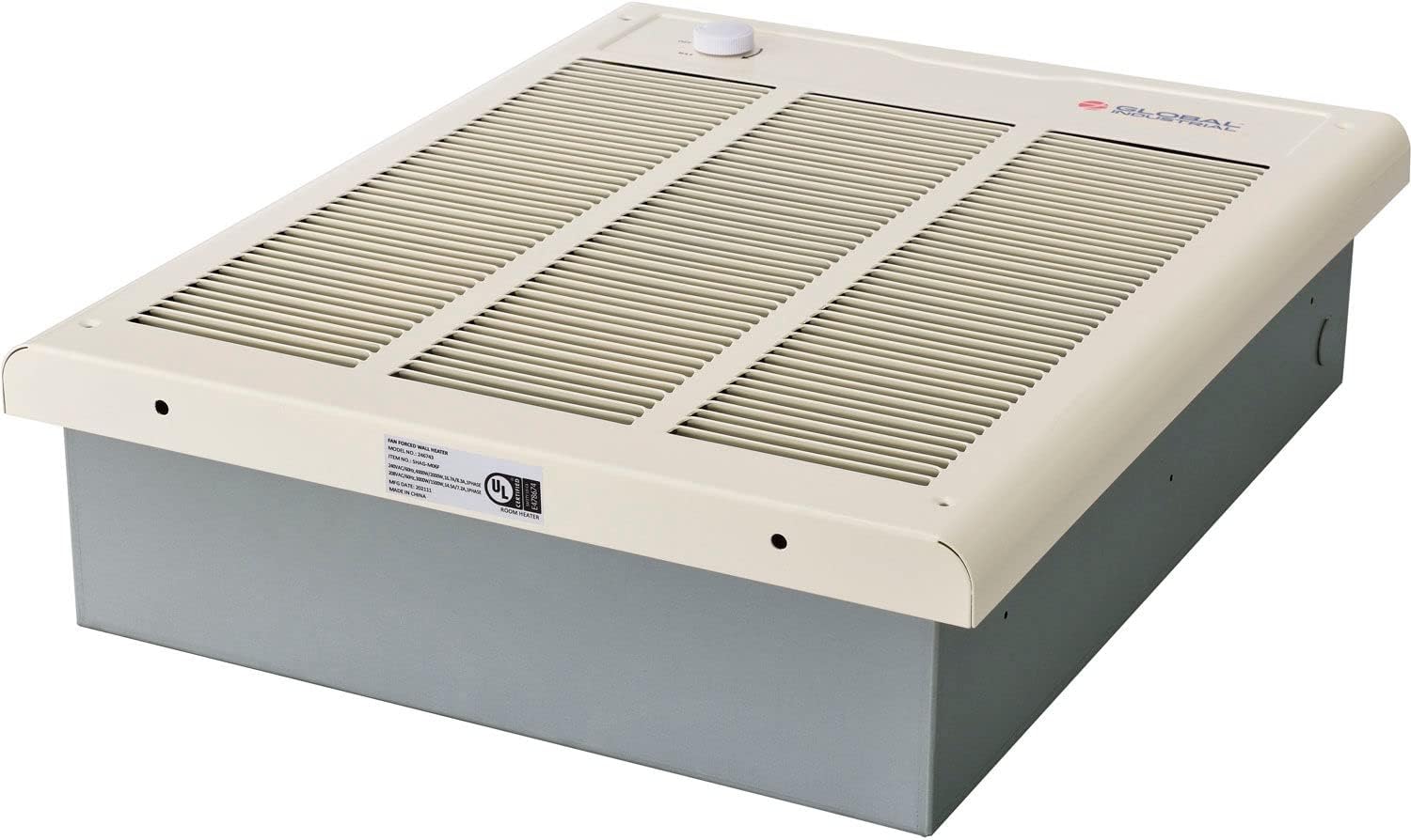 Global Industrial Wall Mounted Heater with Thermostat