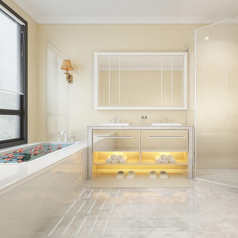 FULANDL 58PCS Non-Slip Bathtub Stickers Set