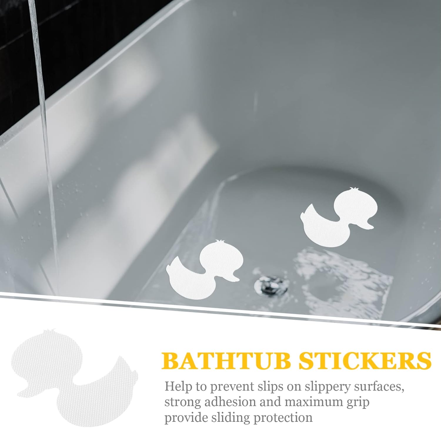Operitacx 1 Set Non Cartoon Bathtub Stickers