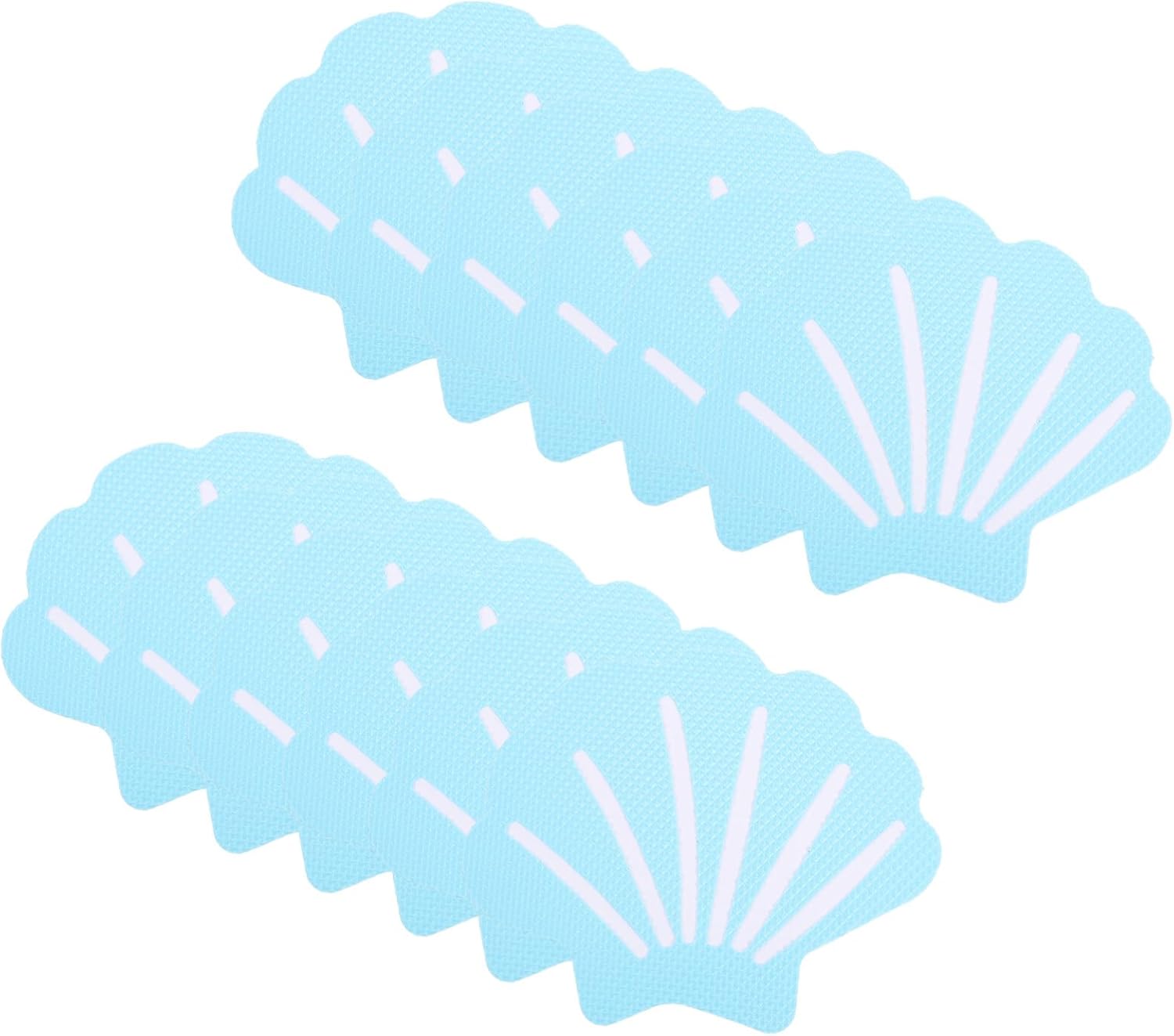 HOLIDYOYO Non-Slip Bathtub Stickers - 12pcs Shell Shaped Safety Treads