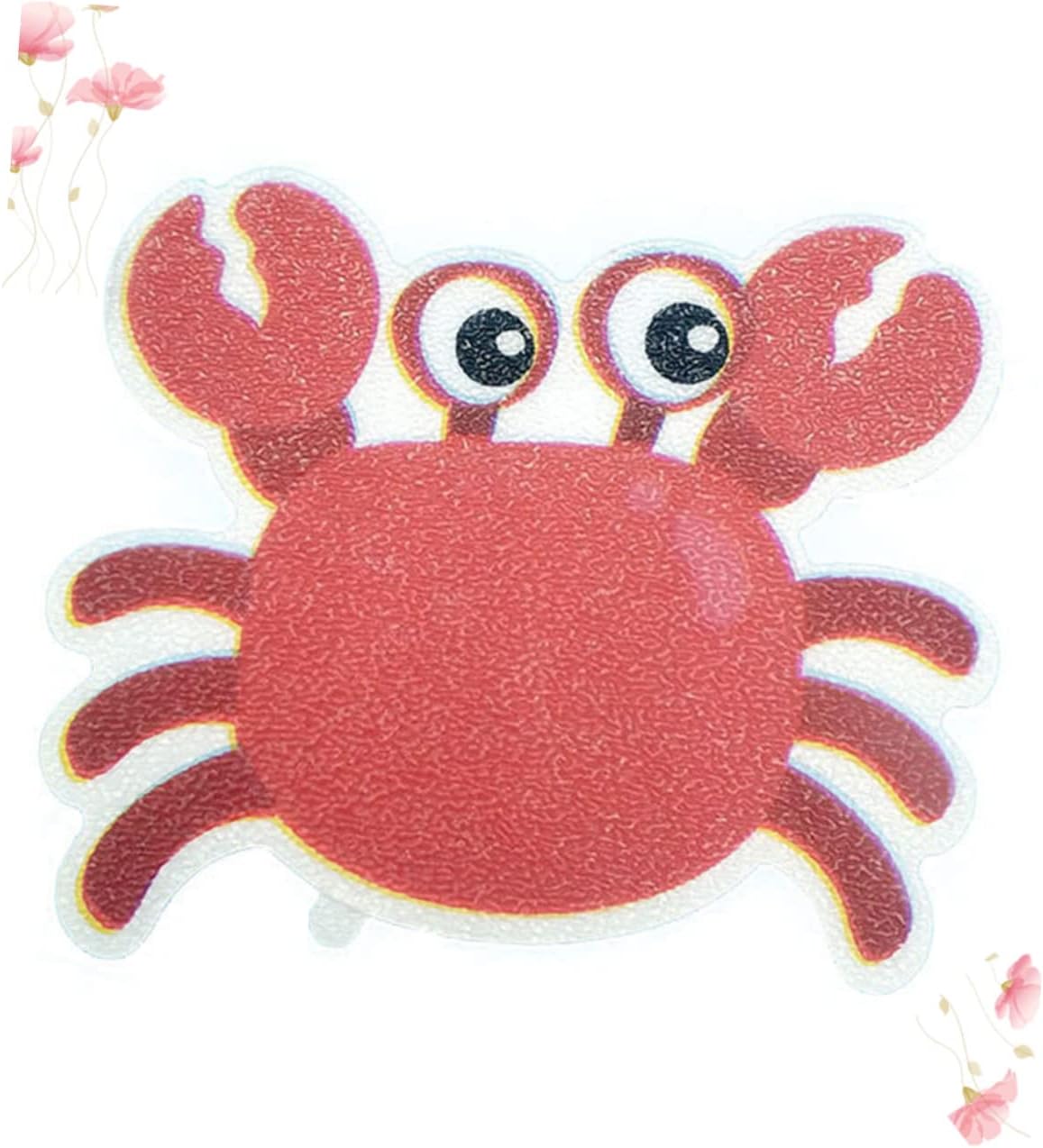LIFKICH Non-Slip Bathroom Stickers 5pcs Cartoon Crab Design