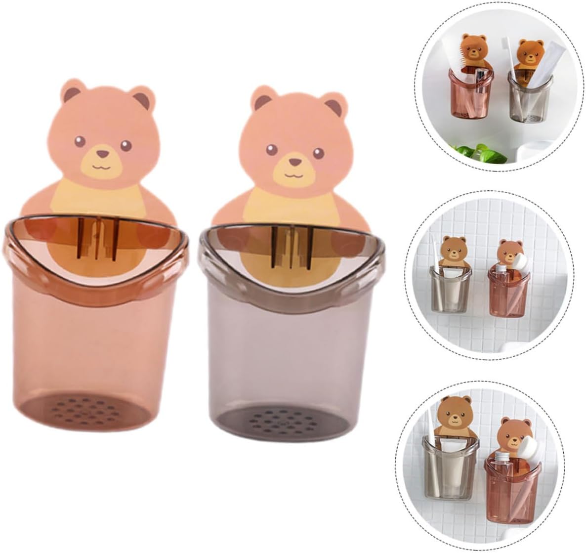 MAGICLULU Cartoon Toothbrush Holder 2pcs