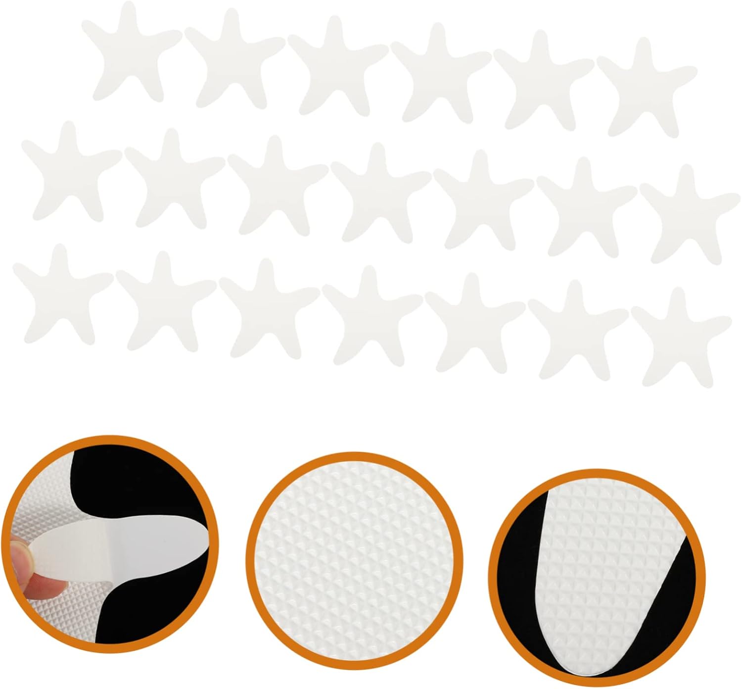 LIFKICH 20PCS Non-Slip Cartoon Bathtub Stickers for Kids