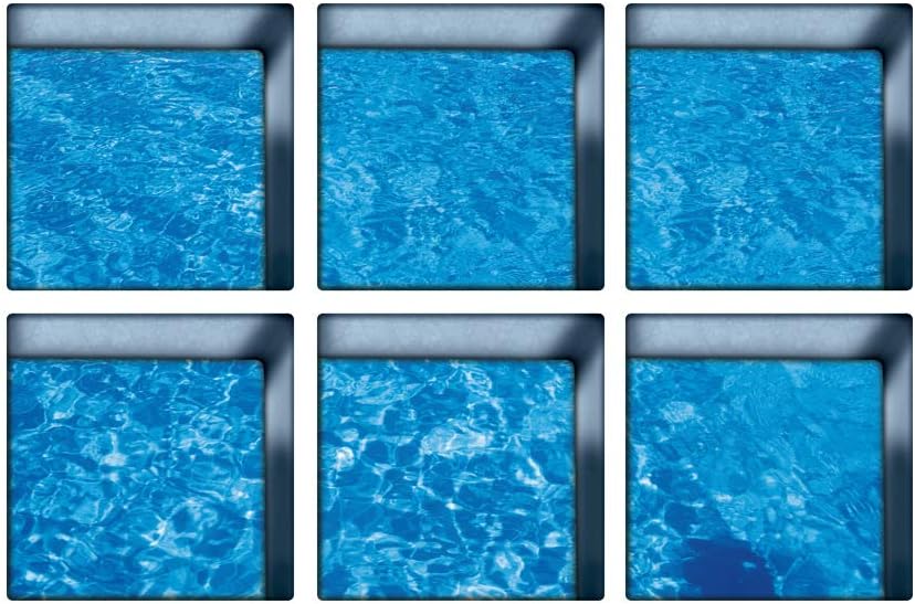 AILEGOU 3D Non-Slip Bathtub Stickers with 6 Pieces