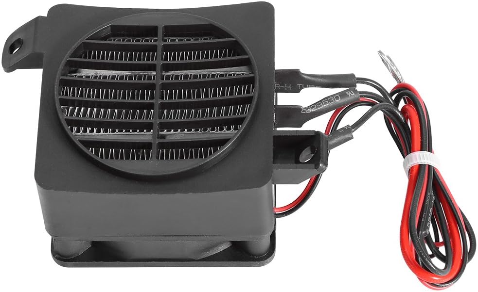 Qioni 100W 12V Car Fan Heater with Mounting Holes
