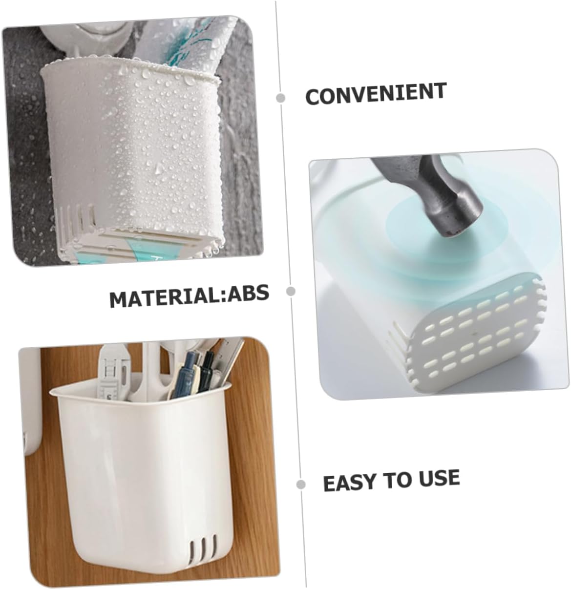 LIFKOME Wall Suction Cup Toothbrush Holder 1