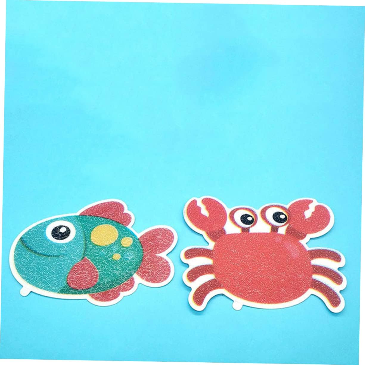 LIFKOME Crab Shape Non-Slip Bath Stickers 1