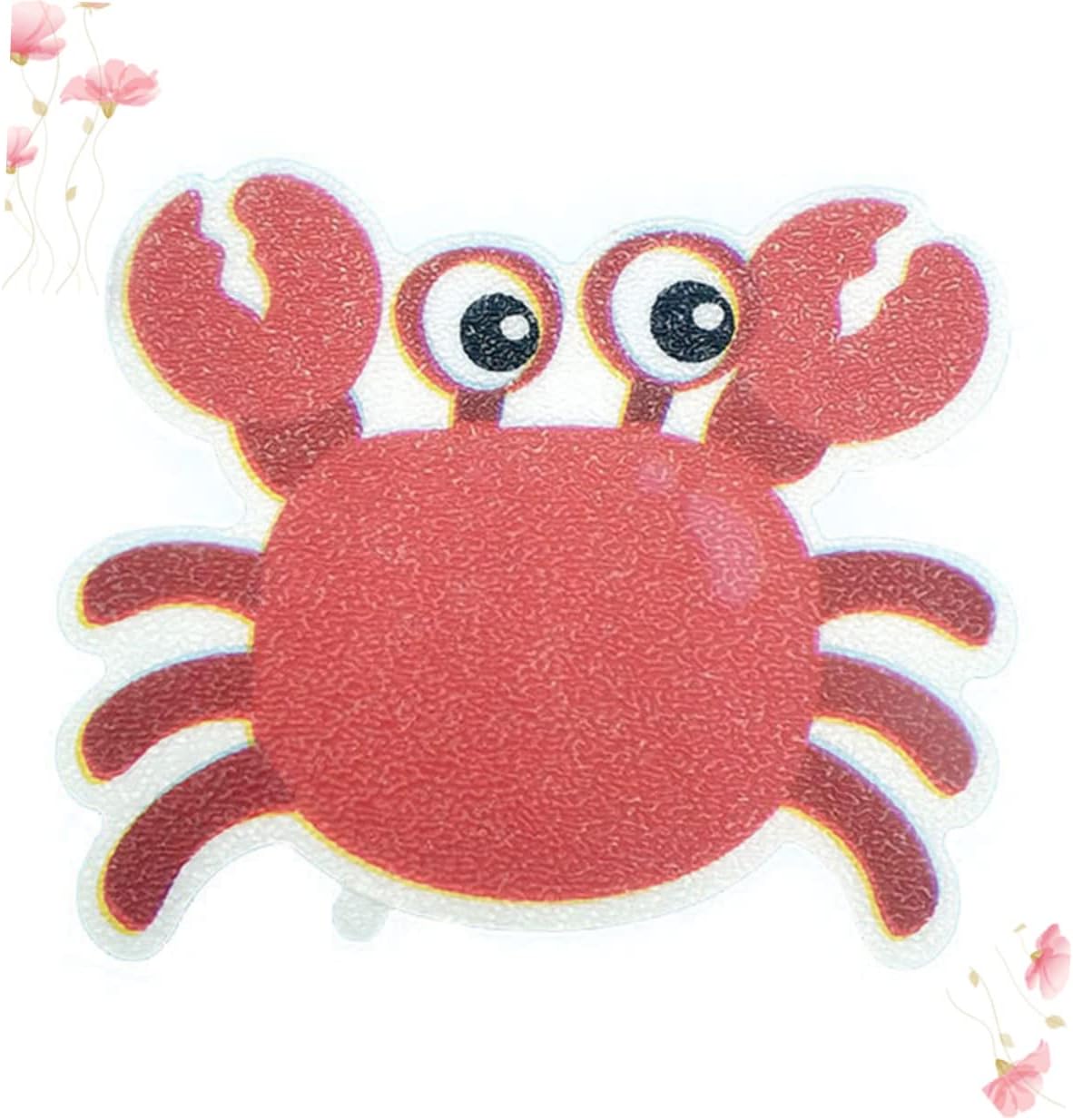 Non-Slip Cartoon Crab Stickers for Bathtub
